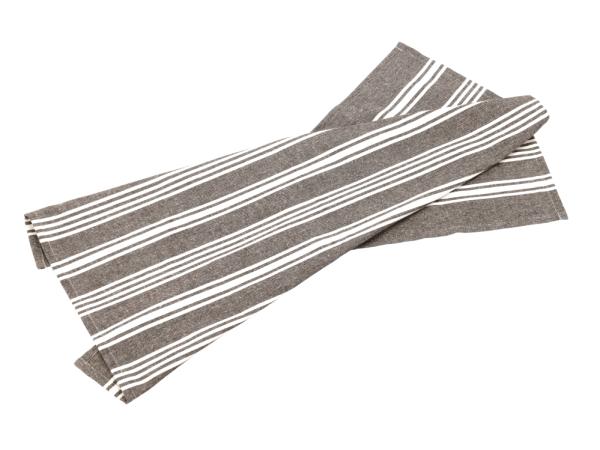 bitz Bastian Tekstiler Eco Stripe Tea towel recycle 70 x 50 cm Coffee Bean