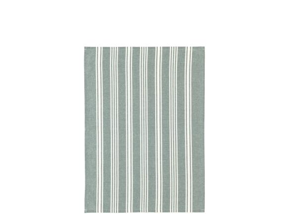 Bitz Bastian Tekstiler Eco Stripe Tea Towel Recycle 70 X 50 Cm Green Bay