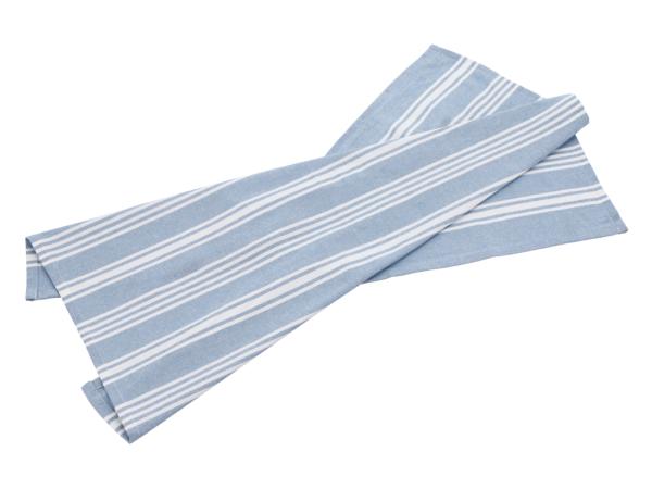 bitz Bastian Tekstiler Eco Stripe Tea towel recycle 70 x 50 cm Dream blue