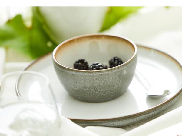 Bitz BITZ Bowl Dia. 10 X 5 Cm Grey/cream