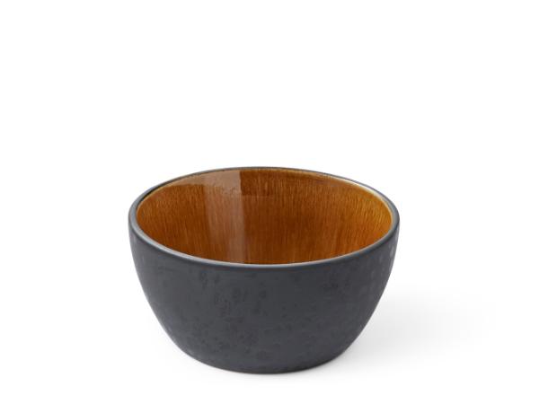 bitz BITZ Bowl Dia. 12 x 6 cm black/amber