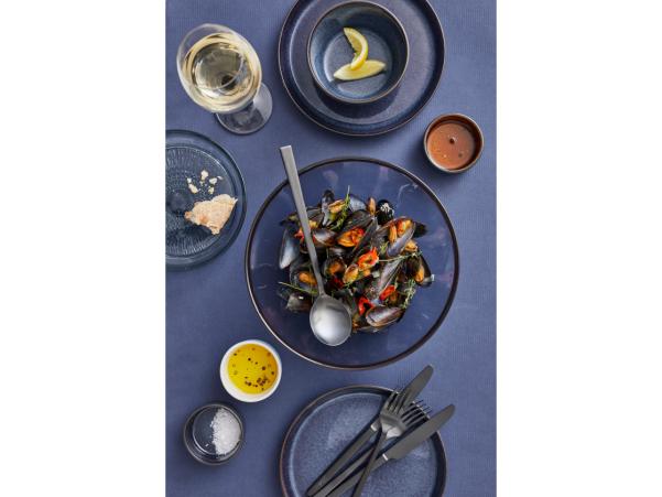 Bitz BITZ Bowl Dia. 12 X 6 Cm Black/dark Blue