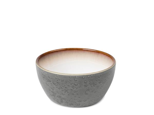 bitz BITZ Bowl Dia. 12 x 6 cm grey/cream