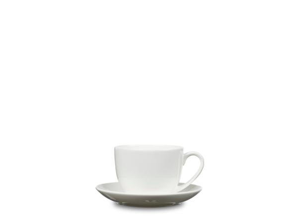 bitz BITZ Cup and saucer 24 cl White