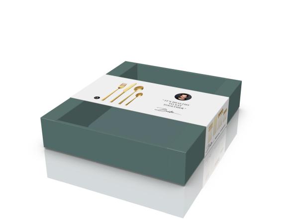 Bitz BITZ Cutlery Set 16 Dele Brass