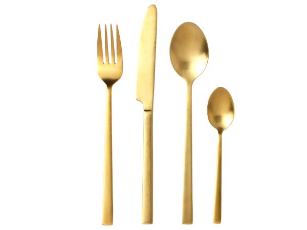 bitz BITZ Cutlery set 16 dele Brass