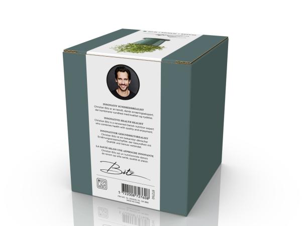 Bitz BITZ Flowerpot Dia. 10 X 10 5 Cm Green/black