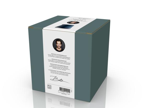 Bitz BITZ Flowerpot Dia. 14 Cm Dark Blue/black