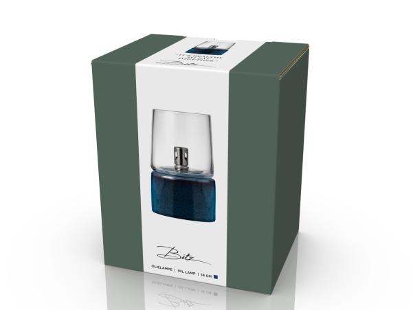 Bitz BITZ Gastro Oil Lamp Dia 8 5 X 14 Cm Blue