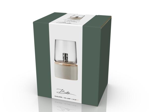 Bitz BITZ Gastro Oil Lamp Dia 8 5 X 14 Cm Cream
