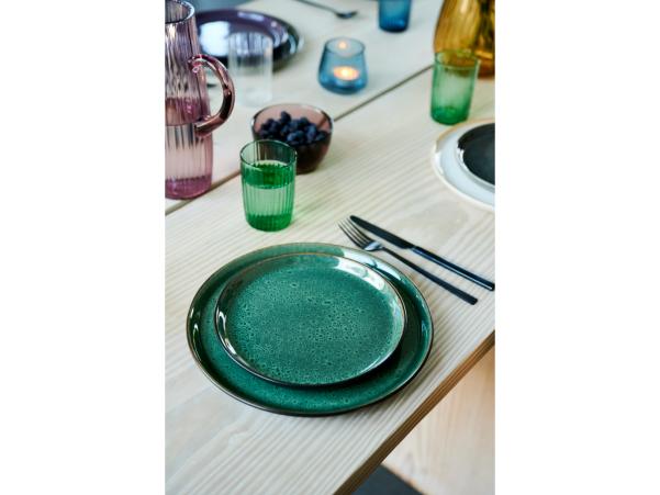 Bitz BITZ Gastro Plate Dia. 21 X 2.0 Cm Black/Green