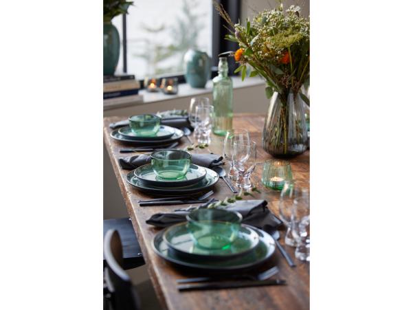 Bitz BITZ Gastro Plate Dia. 21 X 2.0 Cm Black/Green