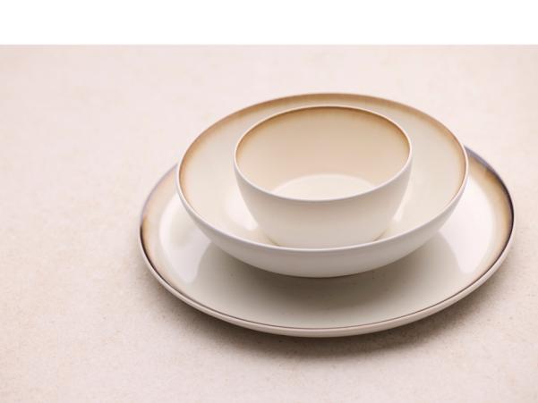 Bitz BITZ Gastro Plate Dia 27 Cm White/Cream