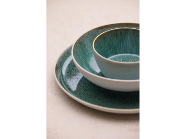 Bitz BITZ Gastro Plate Dia 27 Cm White/Green