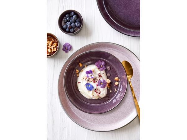 Bitz BITZ Gastro Plate Dia. 27 X 2.5 Cm Black/Lilac
