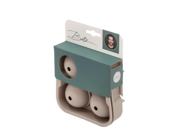 Bitz BITZ Ice Sphere Mould 12 X 11 8 X 5 Cm Grey