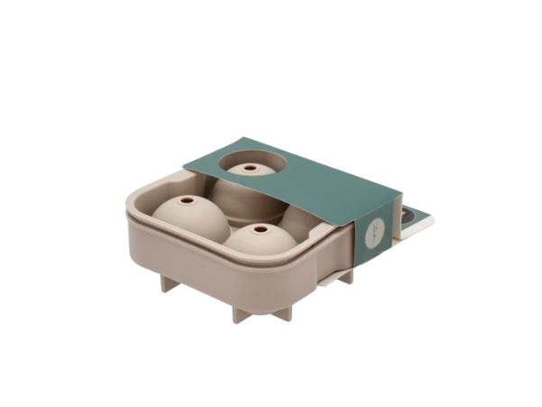 Bitz BITZ Ice Sphere Mould 12 X 11 8 X 5 Cm Grey