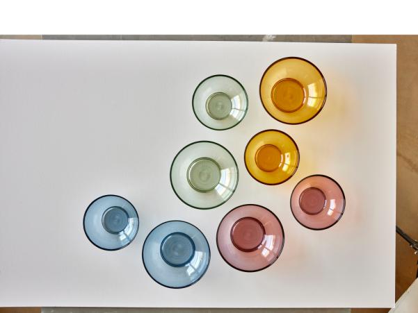 Bitz BITZ Kusintha Salad Bowl Dia 24 Cm Amber