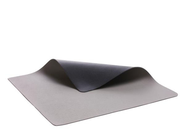 bitz BITZ Placemat 46 x 33 cm 4 pcs Black/Grey