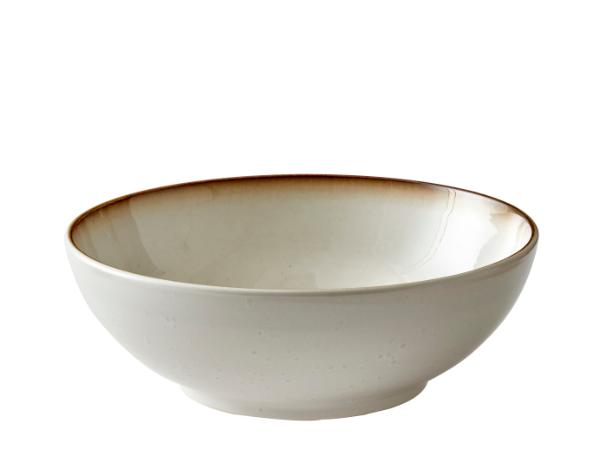 bitz BITZ Salad bowl Dia. 30 x 10 cm Cream/cream