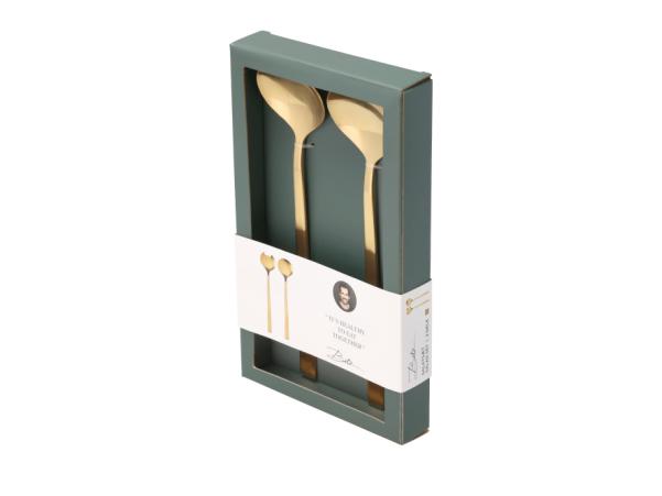 Bitz BITZ Salad Set 23 Cm 2 Dele Brass