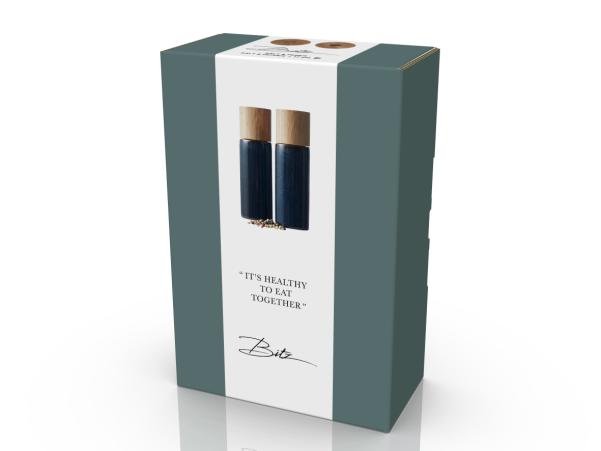 Bitz BITZ Salt & Pepper Dia. 5 0 X 16 7 Cm Dark Blue