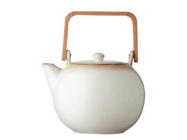 bitz BITZ Tea pot w. tea strainer 1.2 litres Cream