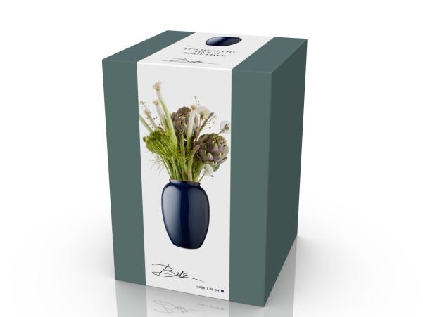 Bitz BITZ Vase 25 Cm Dark Blue