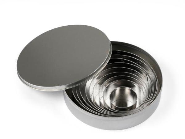 bitz Blomsterbergs Cookie cutter set Round 9 pcs