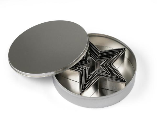 bitz Blomsterbergs Cookie cutter set Star 9 pcs