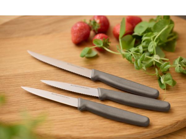 Bitz Blomsterbergs Herb Knife Set 3 Pcs Latte