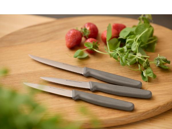 Bitz Blomsterbergs Herb Knife Set 3 Pcs Latte