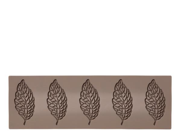 bitz Blomsterbergs Leaf Tuile mould Latte