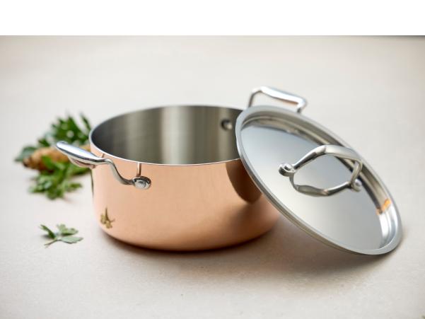 Bitz Blomsterbergs Pot With Lid 3 Liter Copper