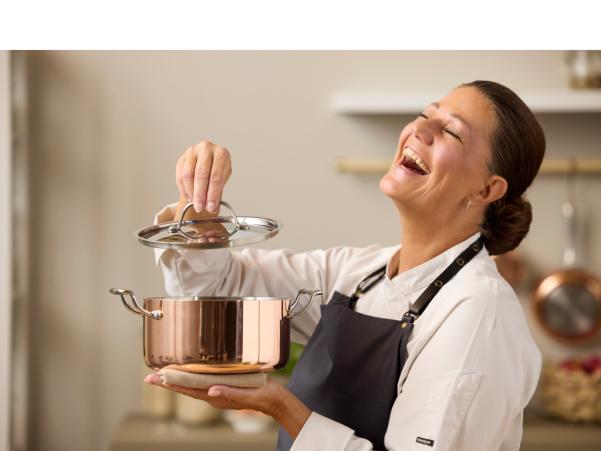 Bitz Blomsterbergs Pot With Lid 3 Liter Copper