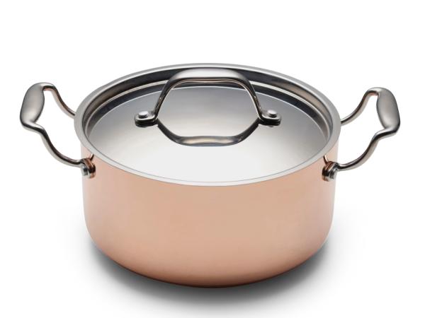 bitz Blomsterbergs Pot with lid 3 liter Copper