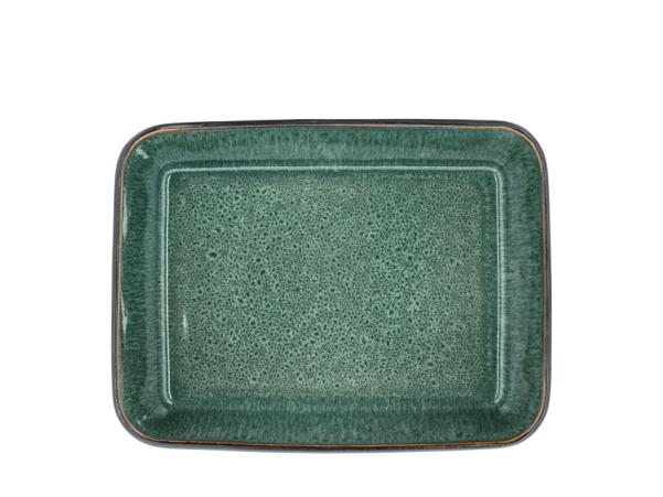 Bitz BITZ Dish Rectangular 28 X 21 X 8 Cm Black/Green