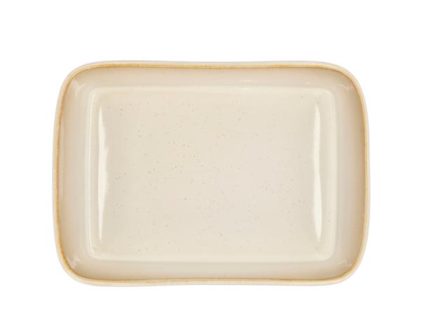 Bitz BITZ Dish Rectangular 28 X 21 X 8 Cm Cream/cream