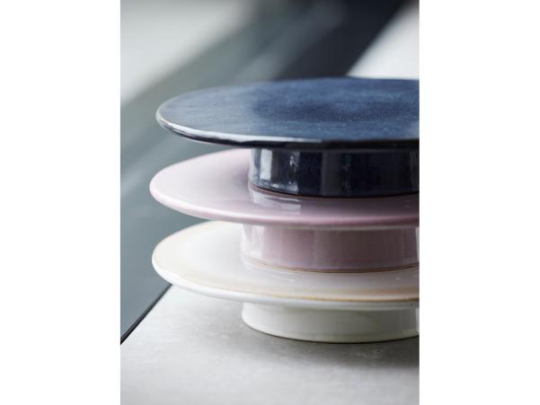 Bitz BITZ Footed Cake Stand Dia 30 X 5.5 Cm Dark Blue