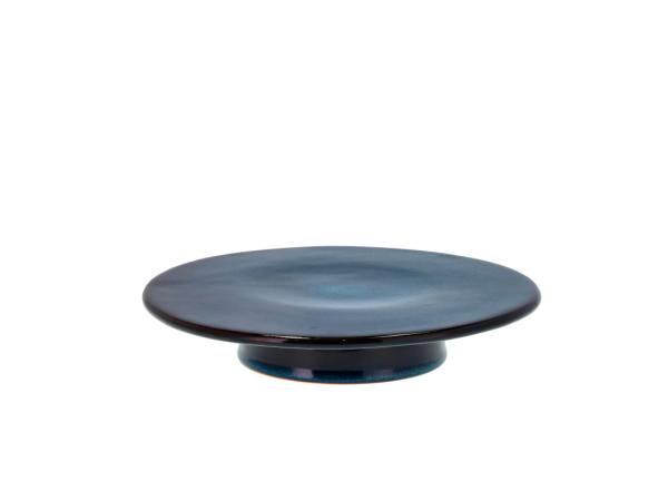 bitz BITZ Footed cake stand Dia 30 x 5.5 cm Dark blue