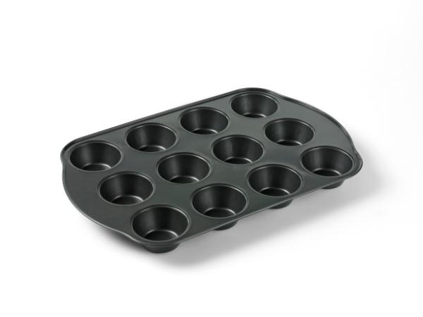 bitz Funktion 12 holes Muffin mould Grey