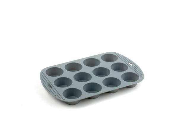 bitz Funktion 12 holes Muffin mould Grey