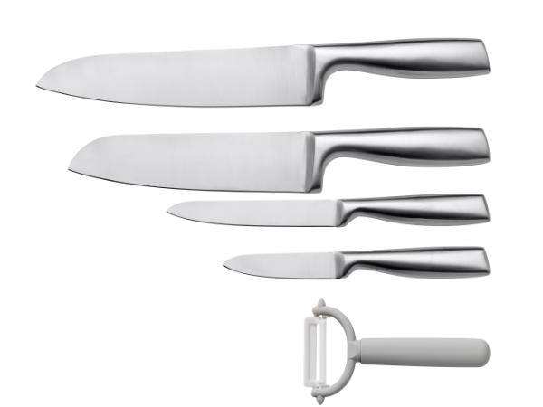 bitz Funktion Knife set 5 pcs Steel