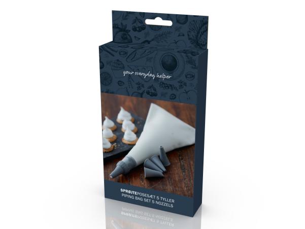 Bitz Funktion Pastry Bag Set Grey
