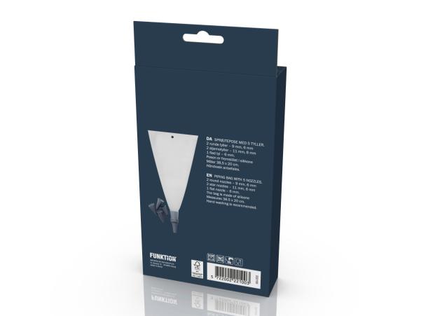 Bitz Funktion Pastry Bag Set Grey