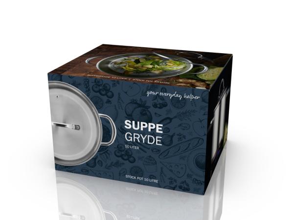 Bitz Funktion Stock Pot Dia. 26 X 19 Cm 10 Liter