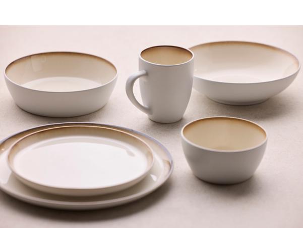 Bitz BITZ Gastro Pasta Bowl Dia 20 X 6 Cm 1000 Ml White/Cream