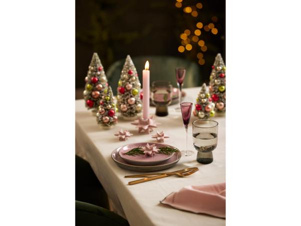 Bitz BITZ Gastro Plate Dia. 27 X 2.5 Cm Grey/Light Pink