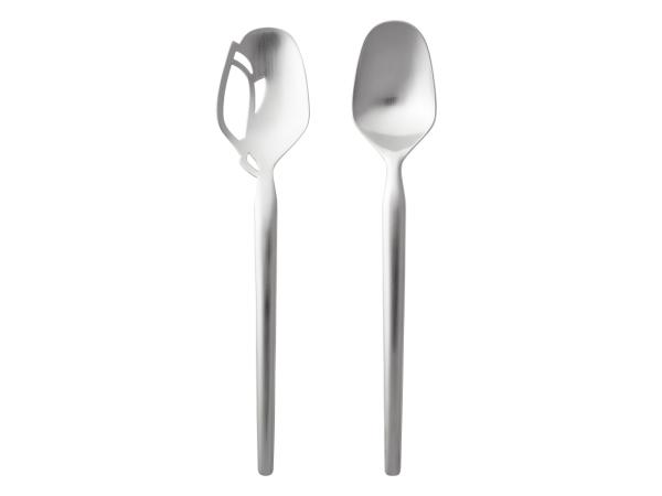bitz Gense Dorotea Salad cutlery 27 cm Matte steel