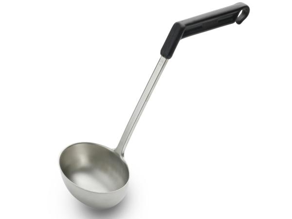 bitz Gense Ergonova Soup ladle 24 cl Steel/Black